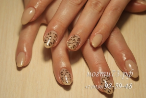 леопардовые ногти фото дизайна